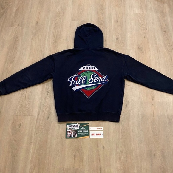 FULL SEND BASEBALL HOODIE 2020 - Picture 3 of 9